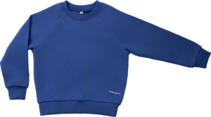 Cobalt blue logo side