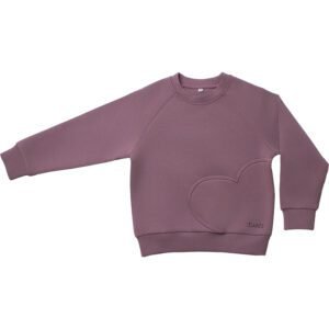 Scuba heart top purple