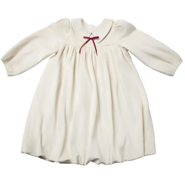 Ivory Velvet Dress