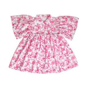 PINK FLORAL PRINT DRESS