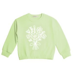 BUNCH OF FLOWERS TOP LIME GREEN