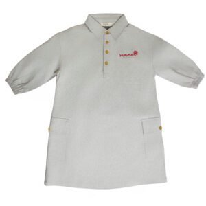 GREY DENIM LONG SLEEVE DRESS