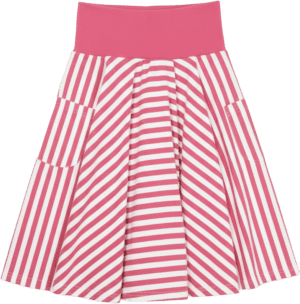 PINK/ WHITE SKIRT