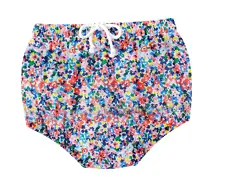 FLORAL DENIM BLOOMER